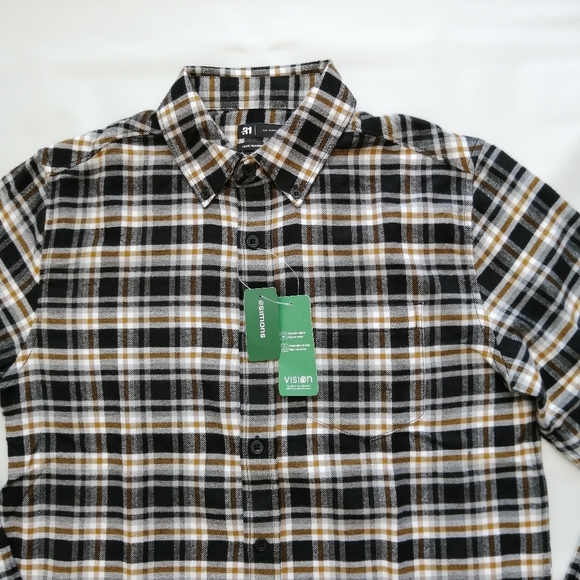 Check Flannel Shirt Small NWT - Picture 2 of 10